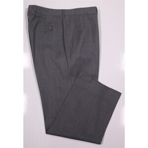 Sams Tailor Burlington Arcade Bespoke Super 220s Wool Flat Frt Dress Pants 35x29